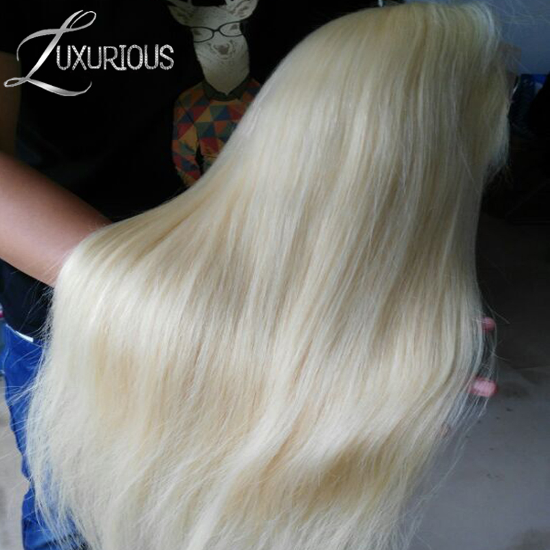 Натуральный парик блонд цвет 613
